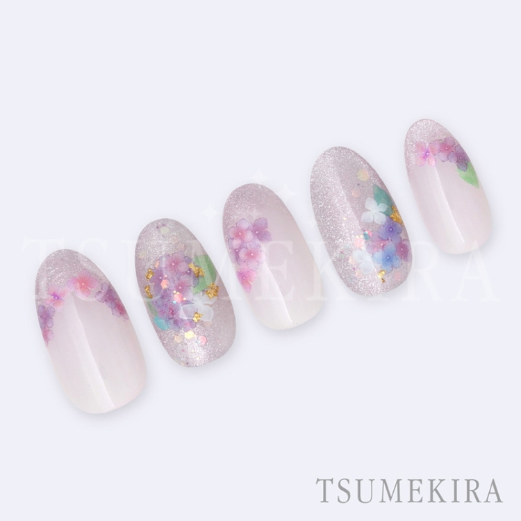 TSUMEKIRA NN-AJI-005 紫陽花パステル