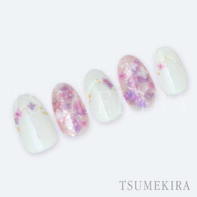 TSUMEKIRA NN-AJI-005 紫陽花パステル