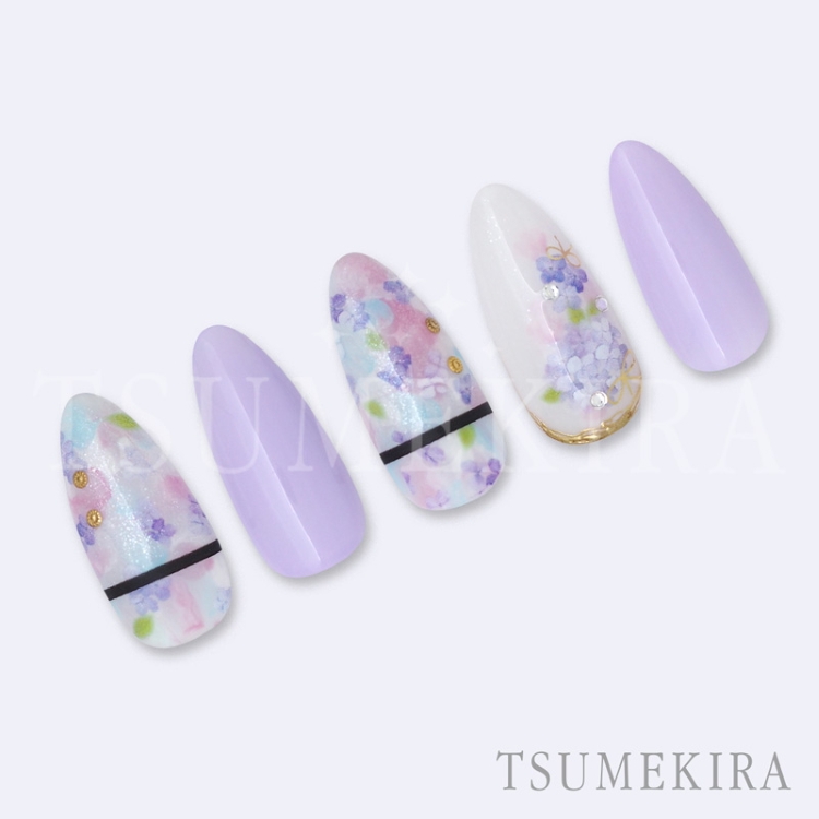 TSUMEKIRA NN-AJI-006 紫陽花8