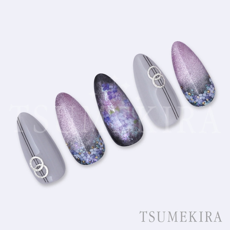 TSUMEKIRA NN-AJI-006 紫陽花8
