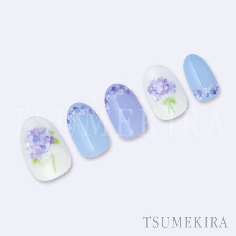 TSUMEKIRA NN-AJI-006 紫陽花8