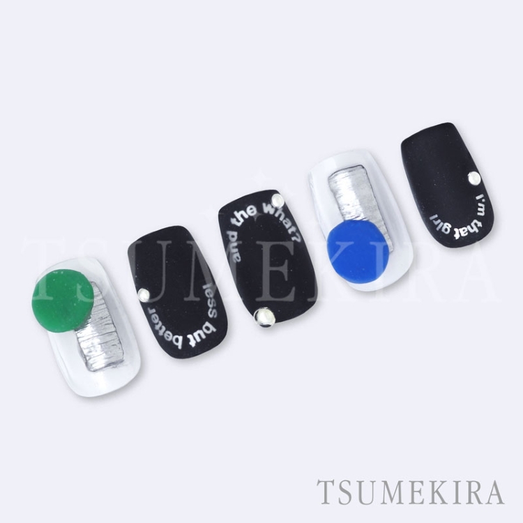 TSUMEKIRA SG-HAR-003 AKI HARASHIMAプロデュース Arc text silver(ジェル専用)