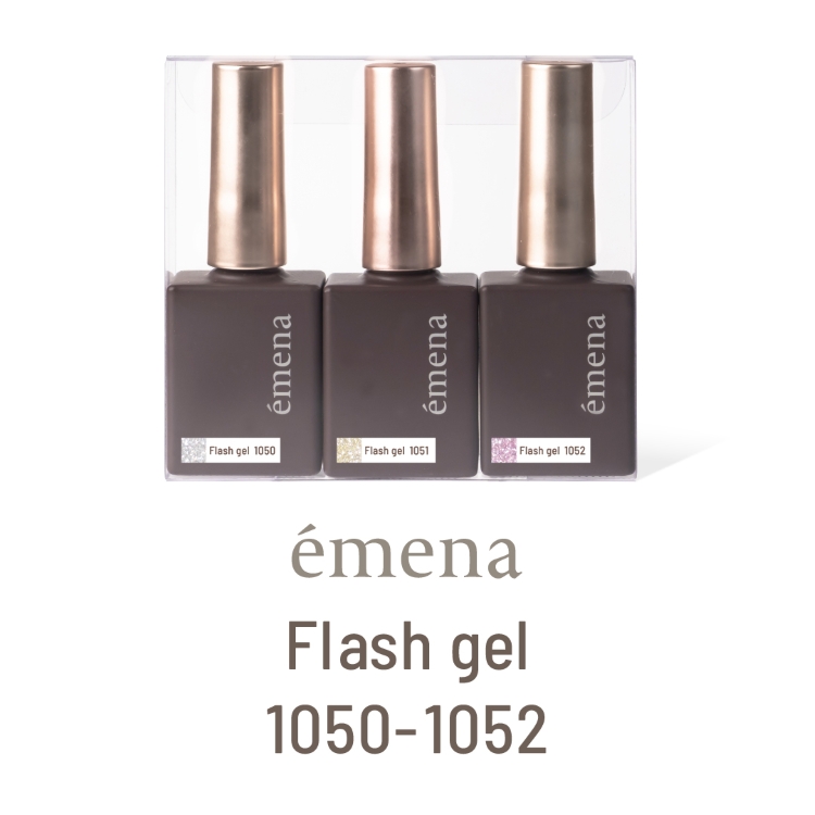 emena フラッシュジェル 3色セット 1050-1052