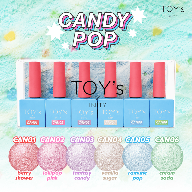 TOY’s × INITY キャンディーポップマグ 6色セット