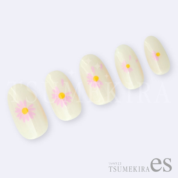 TSUMEKIRA es ES-HUM-002 花占いマーガレット ピンク