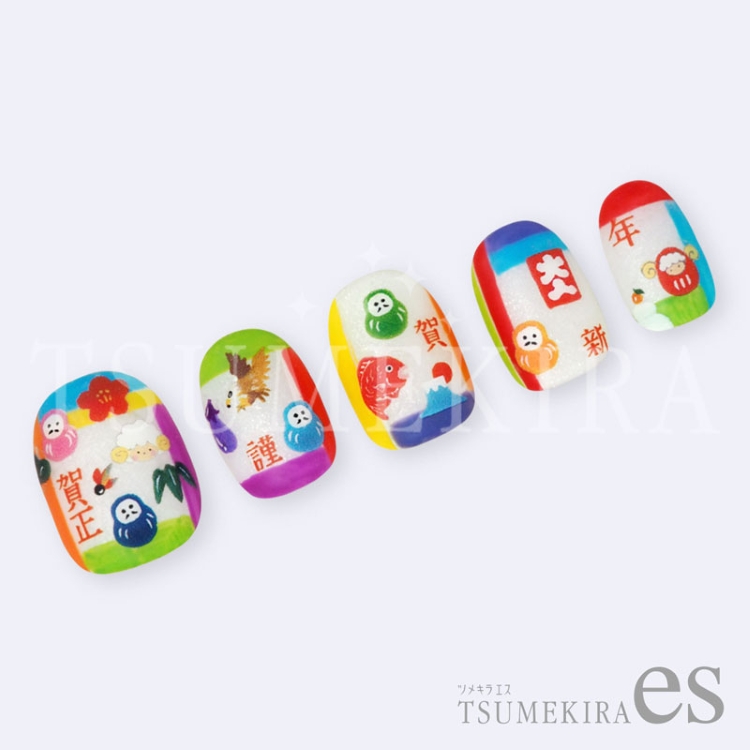 TSUMEKIRA ES-URA-016 esうらなかりかプロデュース おしょうがつ（ひつじ）