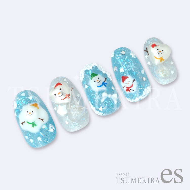 TSUMEKIRA ES-TSM-001 es溶けかけ雪だるま