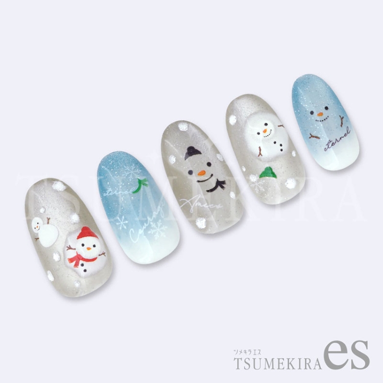 TSUMEKIRA ES-TSM-001 es溶けかけ雪だるま