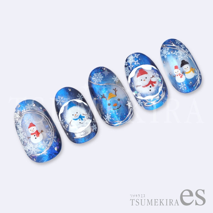 TSUMEKIRA ES-TSM-001 es溶けかけ雪だるま