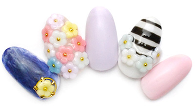 Nail Labo プチフラワー ピュアホワイト