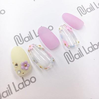 Nail Labo プチフラワー ピュアホワイト