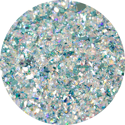 お取り寄せ MATIERE シャイン MIXグリッター ランダムカット オーシャンブルー