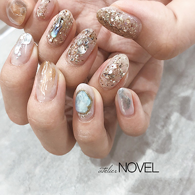 取扱終了 NOVEL ラデンシャンパン グリッター 1108 | Nail Labo Online