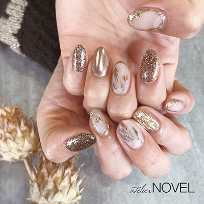 NOVEL マローネ グリッター 1110 | Nail Labo Online Shop ネイルラボ