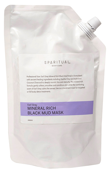 お取り寄せ SPARITUAL アールグレイ ミネラルリッチ ブラックマッドマスク 1000ml