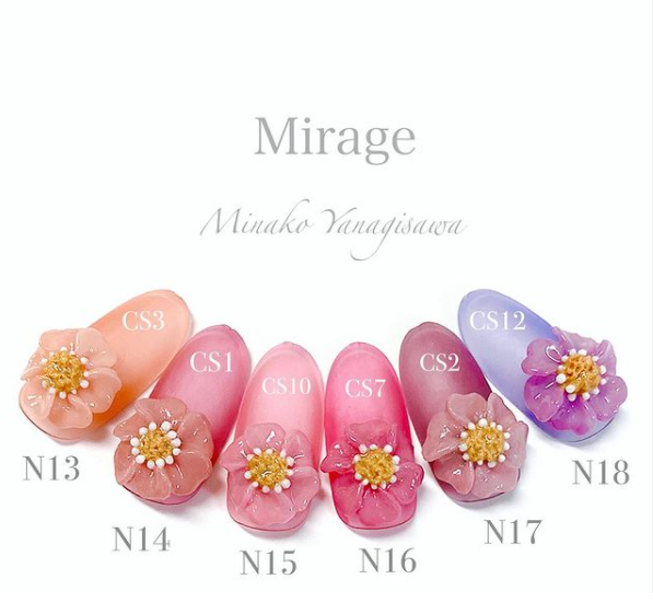 Mirage ミラージュ　ネイルアートパウダーセット 3Dアート Mirage ミラージュ ネイルアートパウダーセット 3Dアート Mirage