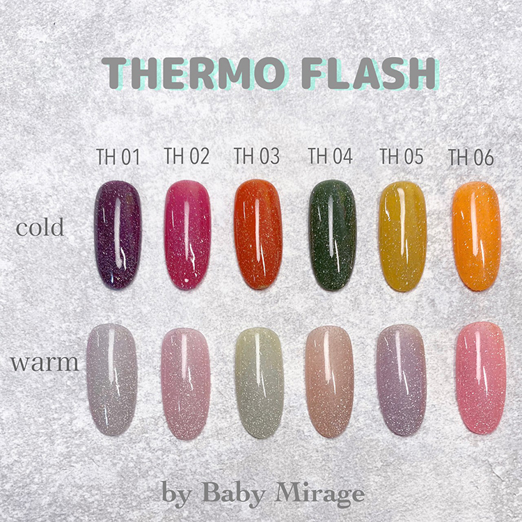 【お1人様1点限り】 Baby Mirage サーモフラッシュ TH02 | Nail Labo Online Shop ネイルカラー・マニキュア