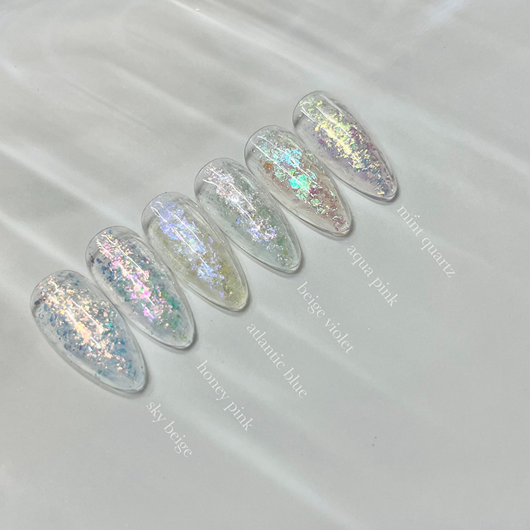 NOVEL ファンシーオーロラフレーク(アトランティックブルー) | Nail