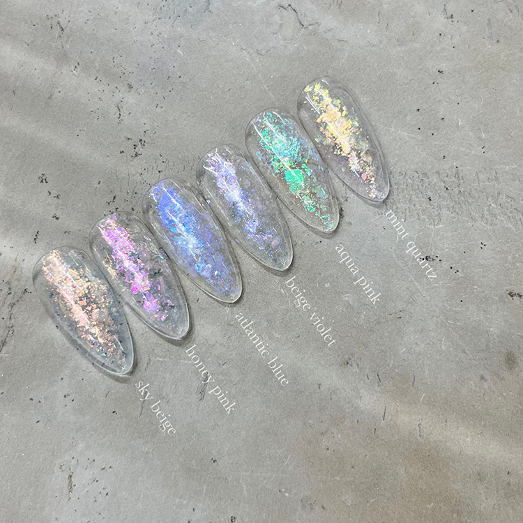 NOVEL ファンシーオーロラフレーク(アトランティックブルー) | Nail