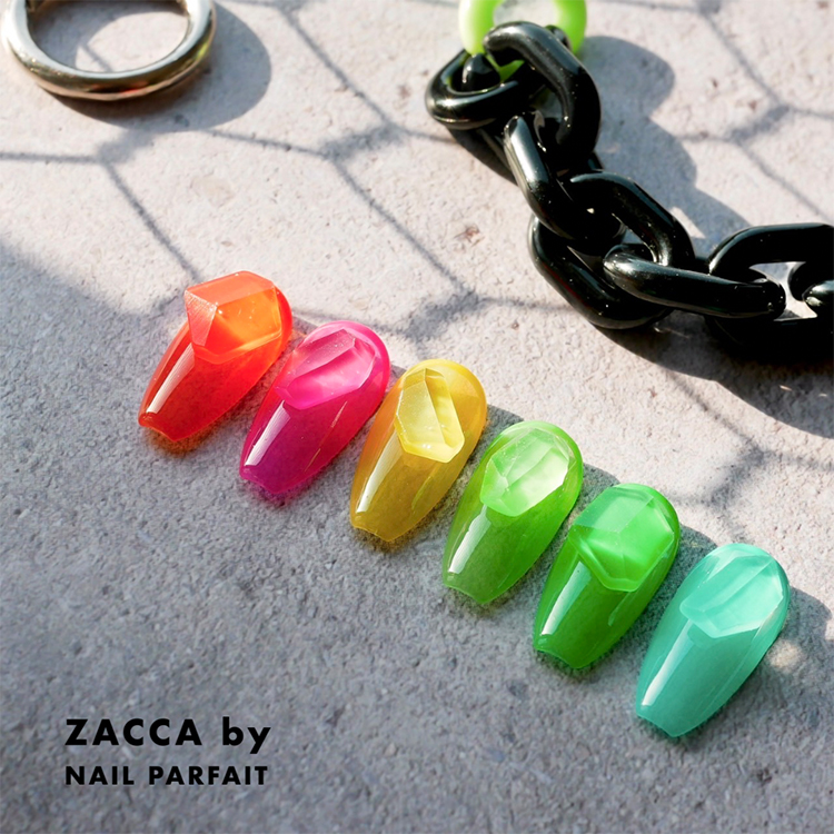 ZACCA by ネイルパフェ カラージェル V4 ビビッドライム 2g