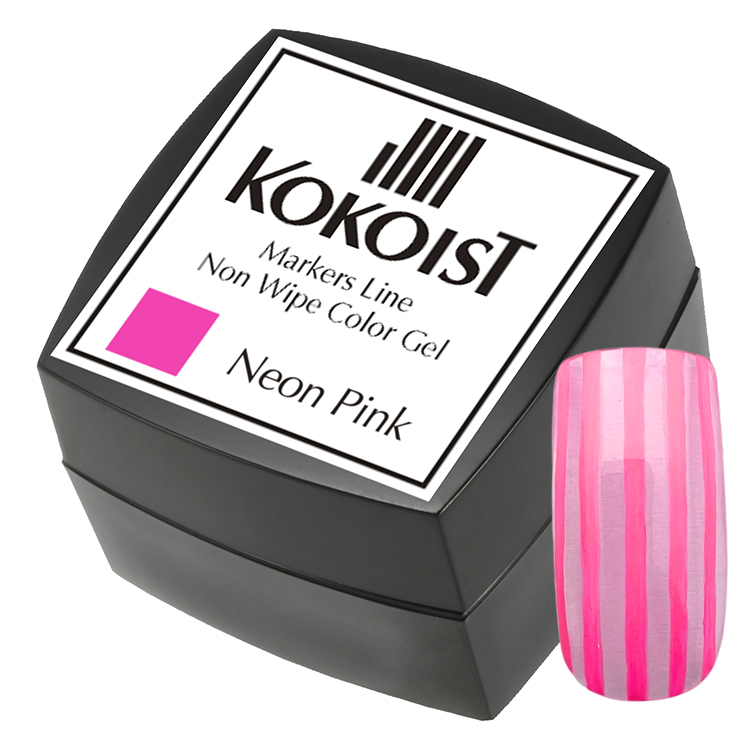 KOKOIST マーカーズライン ノンワイプ カラージェル2.5g ML-06 Thick Neon Pink