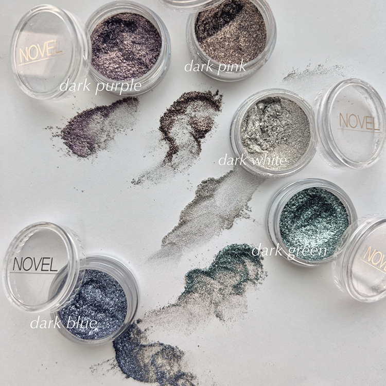 NOVEL フムスパウダーグリッター ダーク グリーン | Nail Labo Online