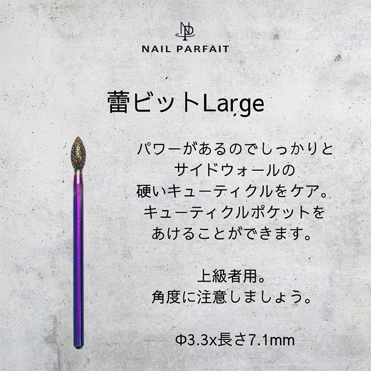 お取り寄せ ネイルパフェ 蕾ビットLarge