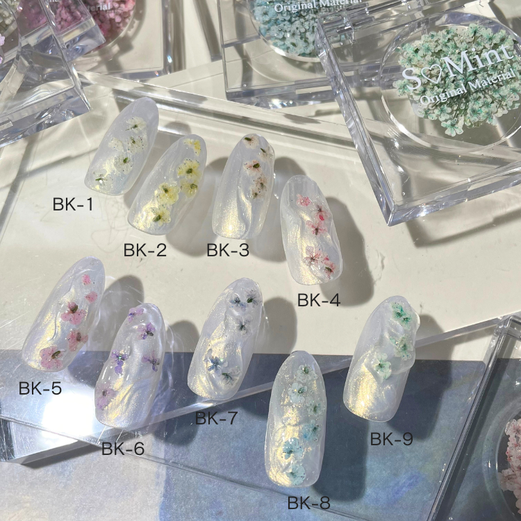 SMint レースフラワー グリッターシリーズ 7.グリッターラピスラズリ