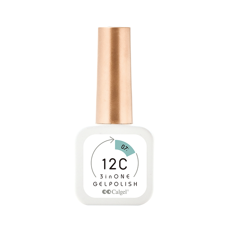 期間限定 CalGel 12C ノンワイプ スリーインワン ジェルポリッシュ07ホライゾン ドリーム ホース8mL