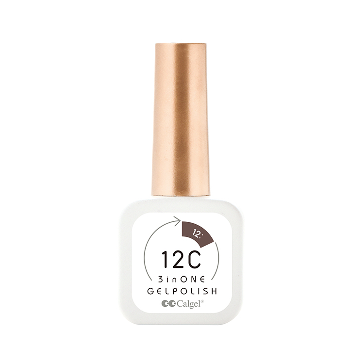 期間限定 CalGel 12C ノンワイプ スリーインワン ジェルポリッシュ12ウーロン ブレイヴ ボー8mL