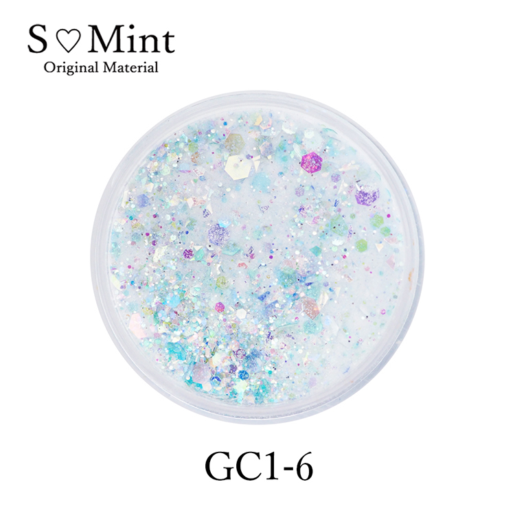 SMint Acrylic Powder グリッターコレクション1 GC1-6