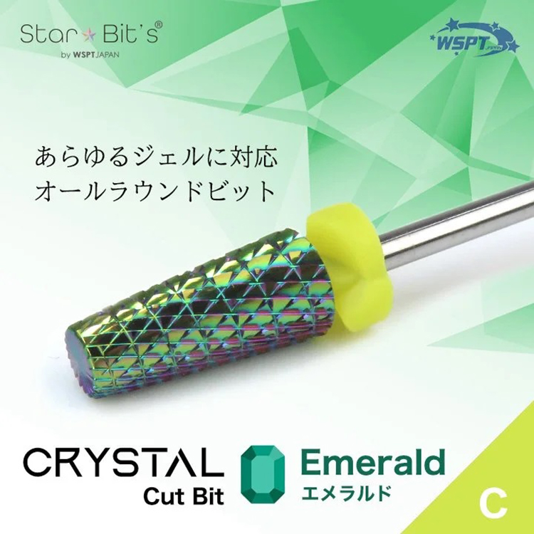 お取り寄せ StarBits byWSPTJAPAN クリスタルカットビット エメラルド C