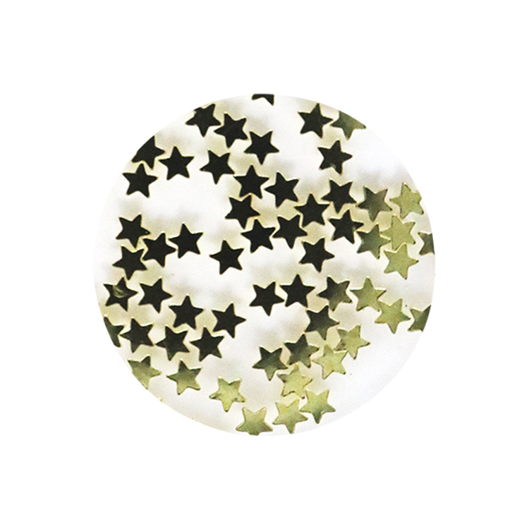 ネイルパフェ miniスターのホログラム5色セット 1mm