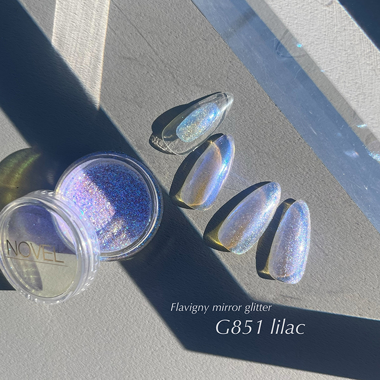 NOVEL G851 フラヴィニーミラーグリッター ライラック