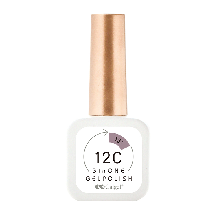 CalGel 12Cノンワイプスリーインワン　ジェルポリッシュ13オーキッド スリーク マウス8mL