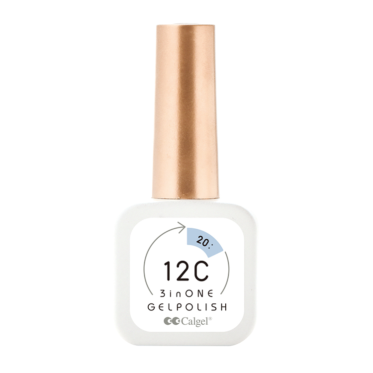 CalGel 12Cノンワイプスリーインワン　ジェルポリッシュ20ヒヤシンス ミスティック ゴート8mL