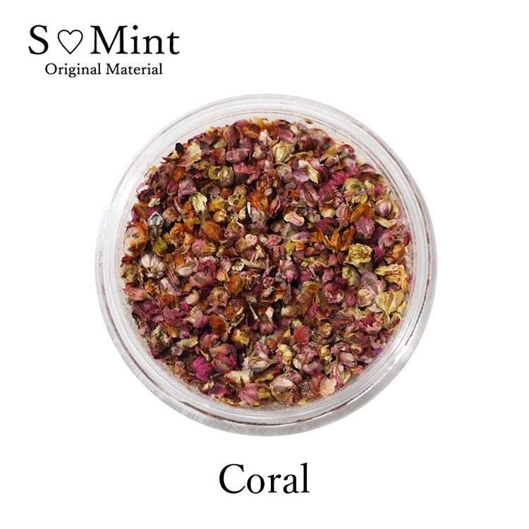 SMint フラワーモチーフパウダー Coral