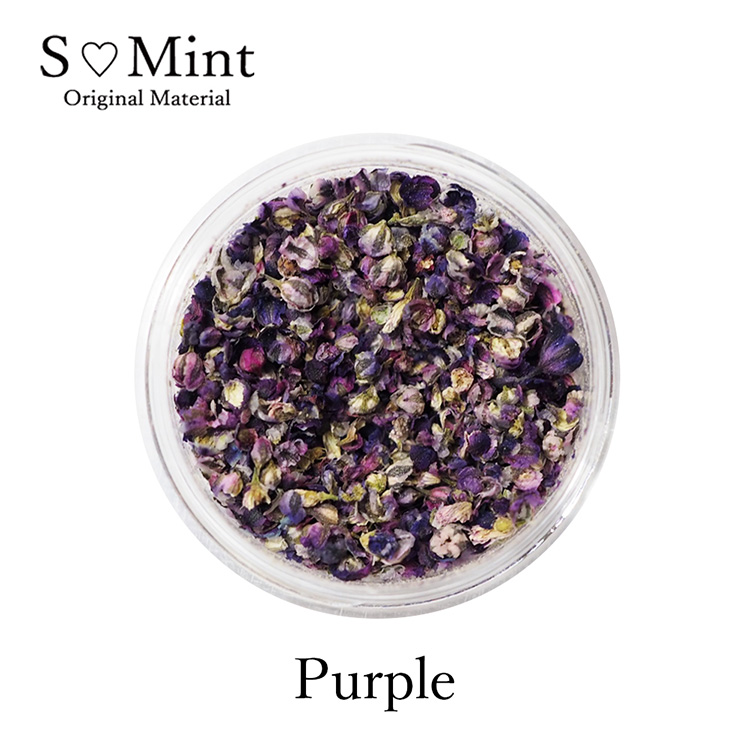 SMint フラワーモチーフパウダー Purple