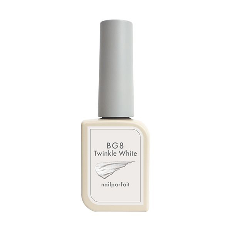 ネイルパフェ アドバンスカラージェル　BG8 トゥインクルホワイト　7mL