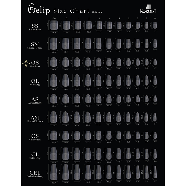 お取り寄せ KOKOIST Gelip Oval Short (2025)　No.00