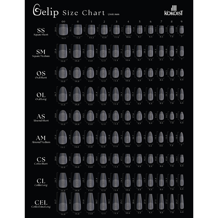 お取り寄せ KOKOIST Gelip Oval Short (2025)　No.2