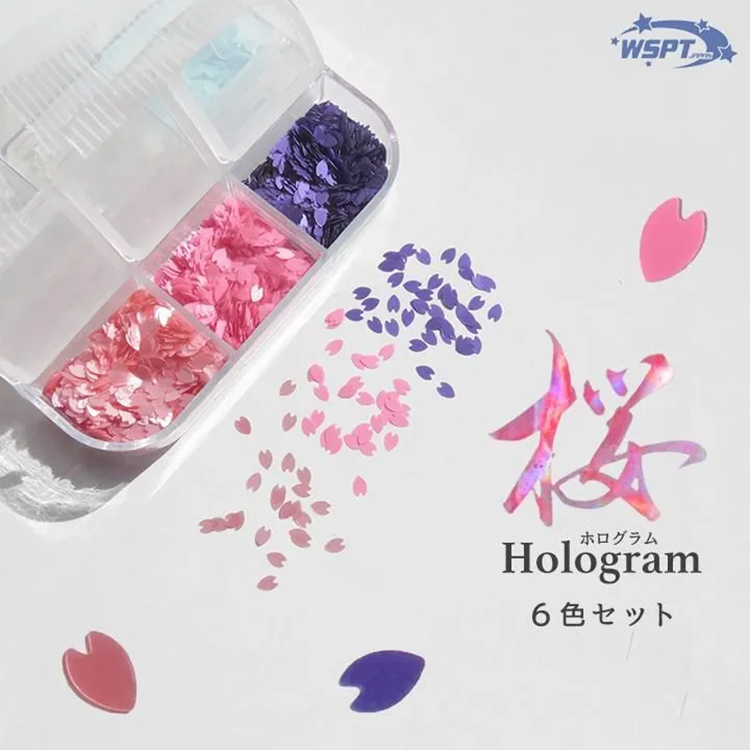お取り寄せ StarBits byWSPTJAPAN 桜ホログラム 6色セット