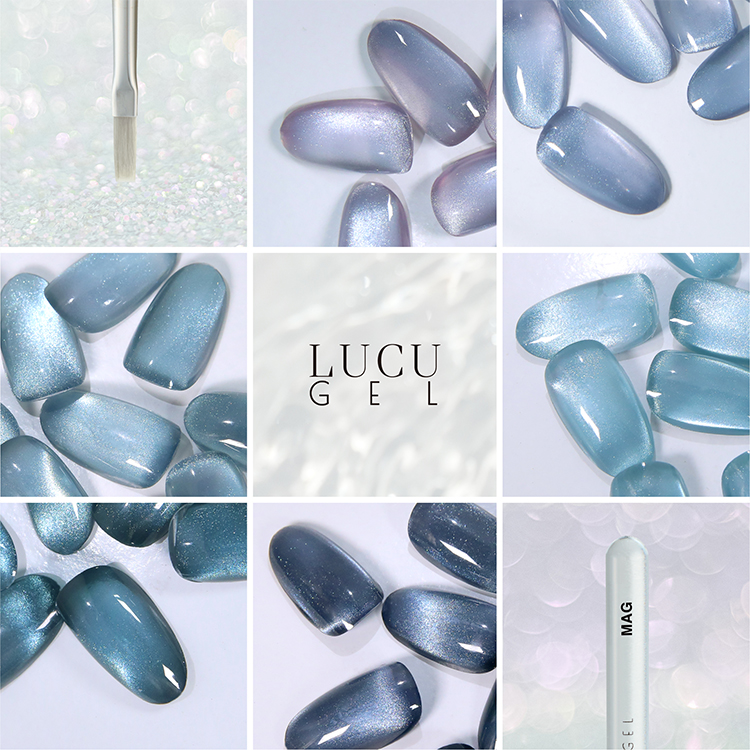 限定 LUCU GEL ミー　ブルーレイズマグ6色&MAGブラシセット