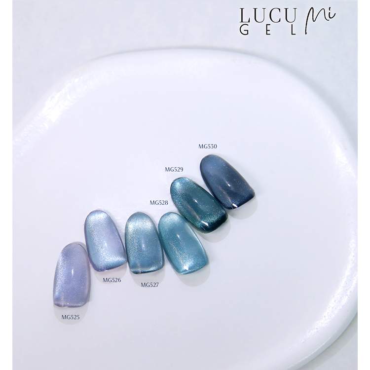 限定 LUCU GEL ミー　ブルーレイズマグ6色&MAGブラシセット