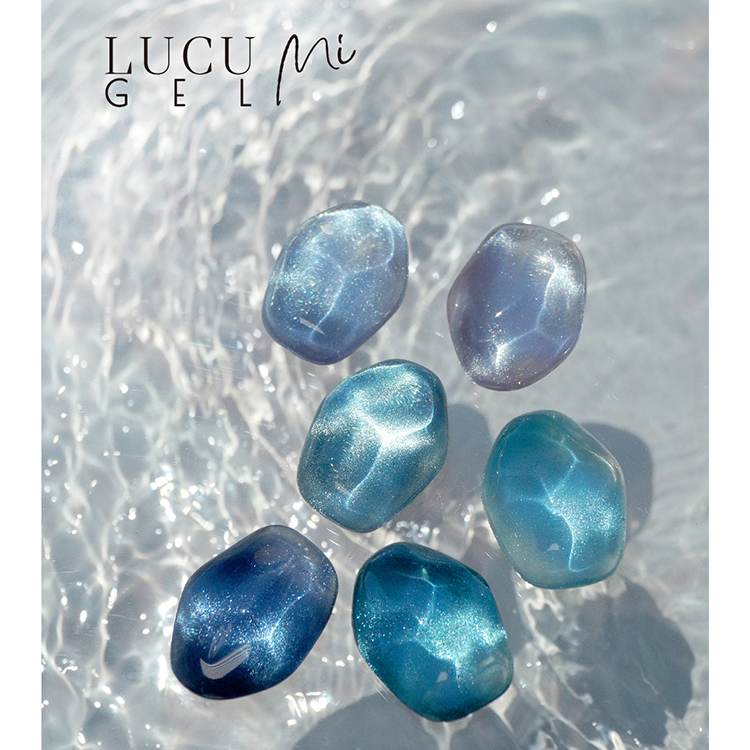限定 LUCU GEL ミー　ブルーレイズマグ6色&MAGブラシセット