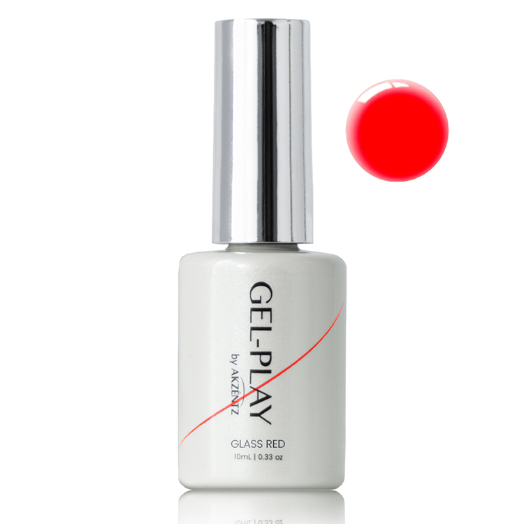 お取り寄せ AKZENTZ ジェルプレイポリッシュ 10mL GP035 グラスレッド