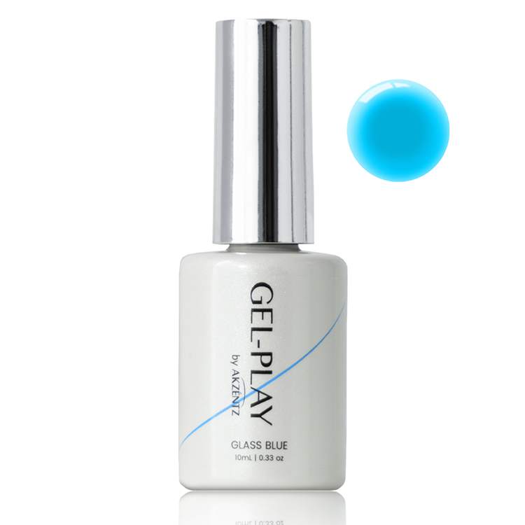 お取り寄せ AKZENTZ ジェルプレイポリッシュ 10mL GP037 グラスブルー