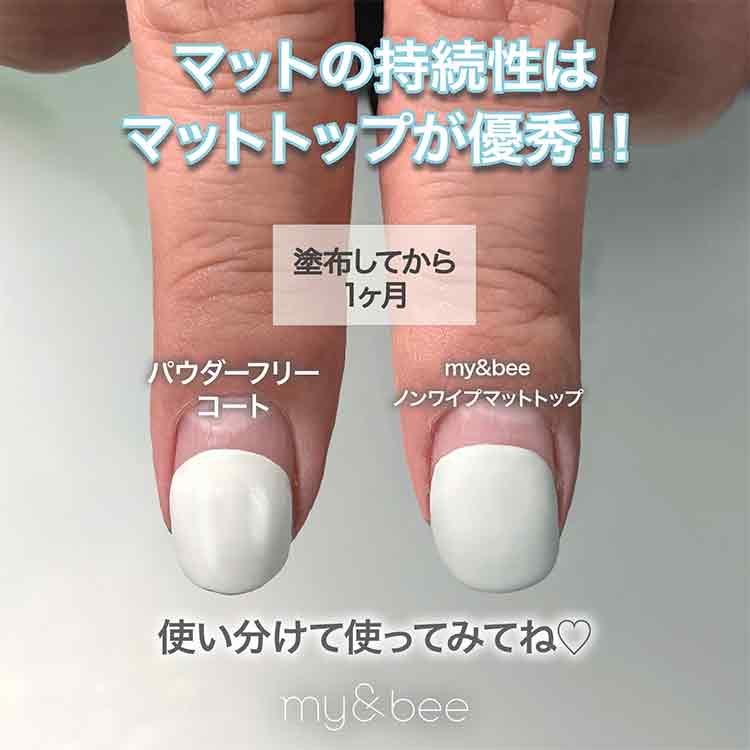 my&bee パウダーフリーコート 12ml
