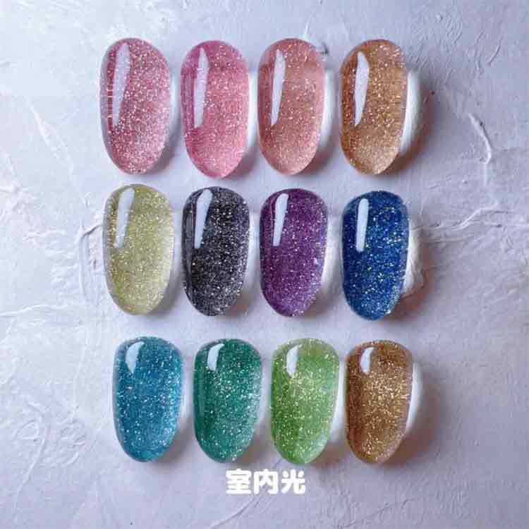 お取り寄せ StarBits byWSPTJAPAN 【なかやまちえこ先生監修】フラッシュネイルパウダー　12色セット