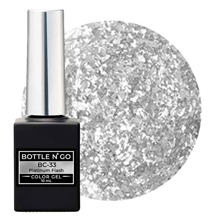 KOKOIST ボトルンゴーカラージェル 10mL BC-33 Platinum Flash